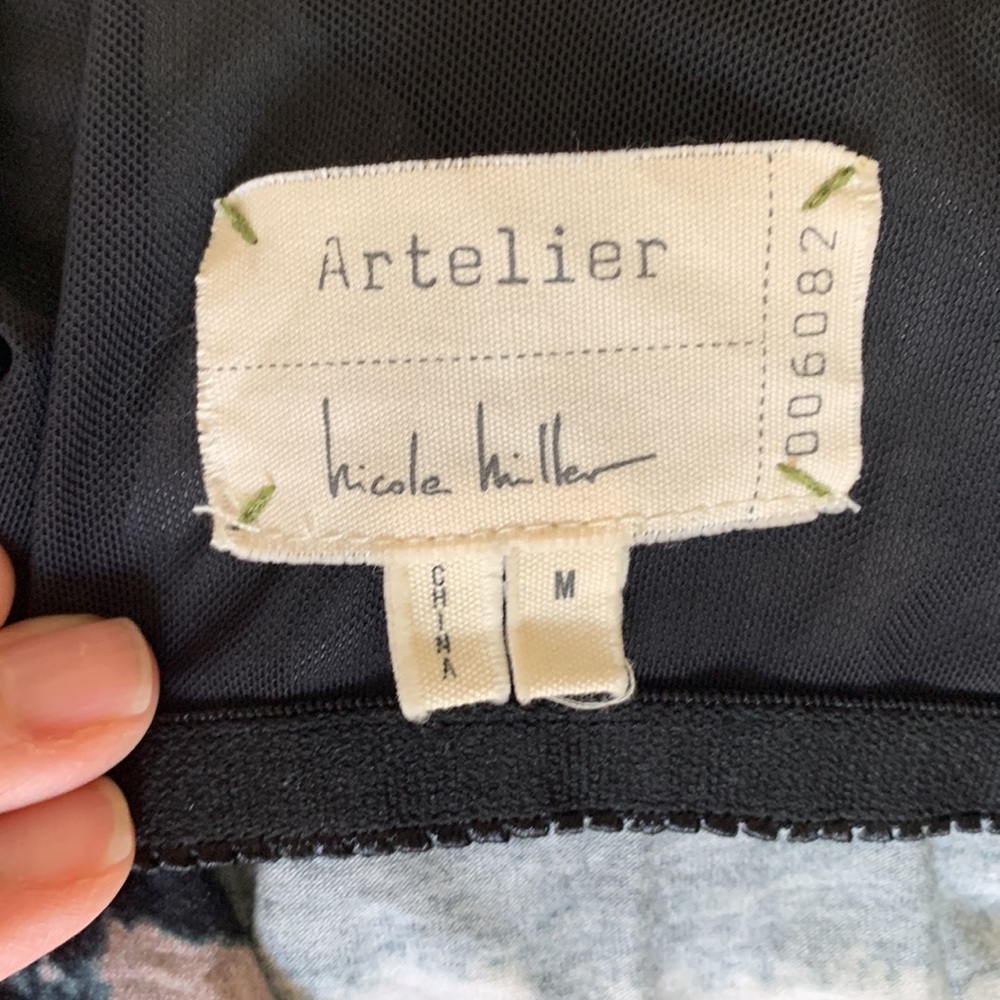 Nicole Miller Artelier tie dye ruched bodycon dress - Picture 7 of 9